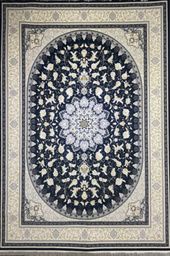 تصویر از فرش نقش برجسته  700 HCP شفق - سرمه ای- 9 متری (3.5 * 2.5)